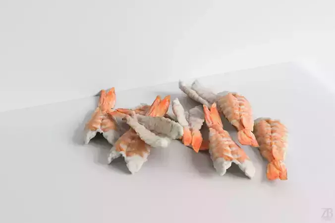 Shrimp 3D model