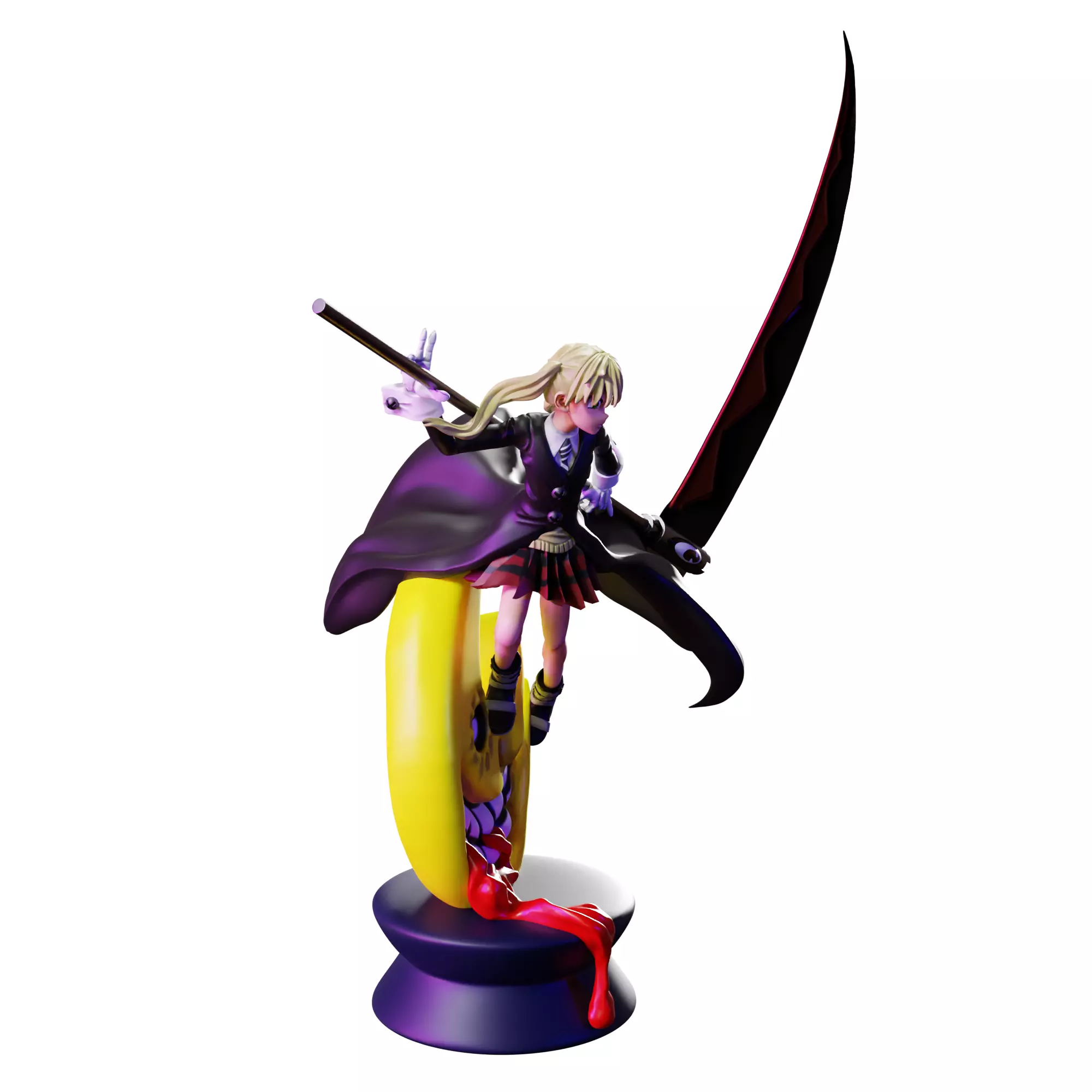 Maka Albarn - Soul Eater 3D print model_7