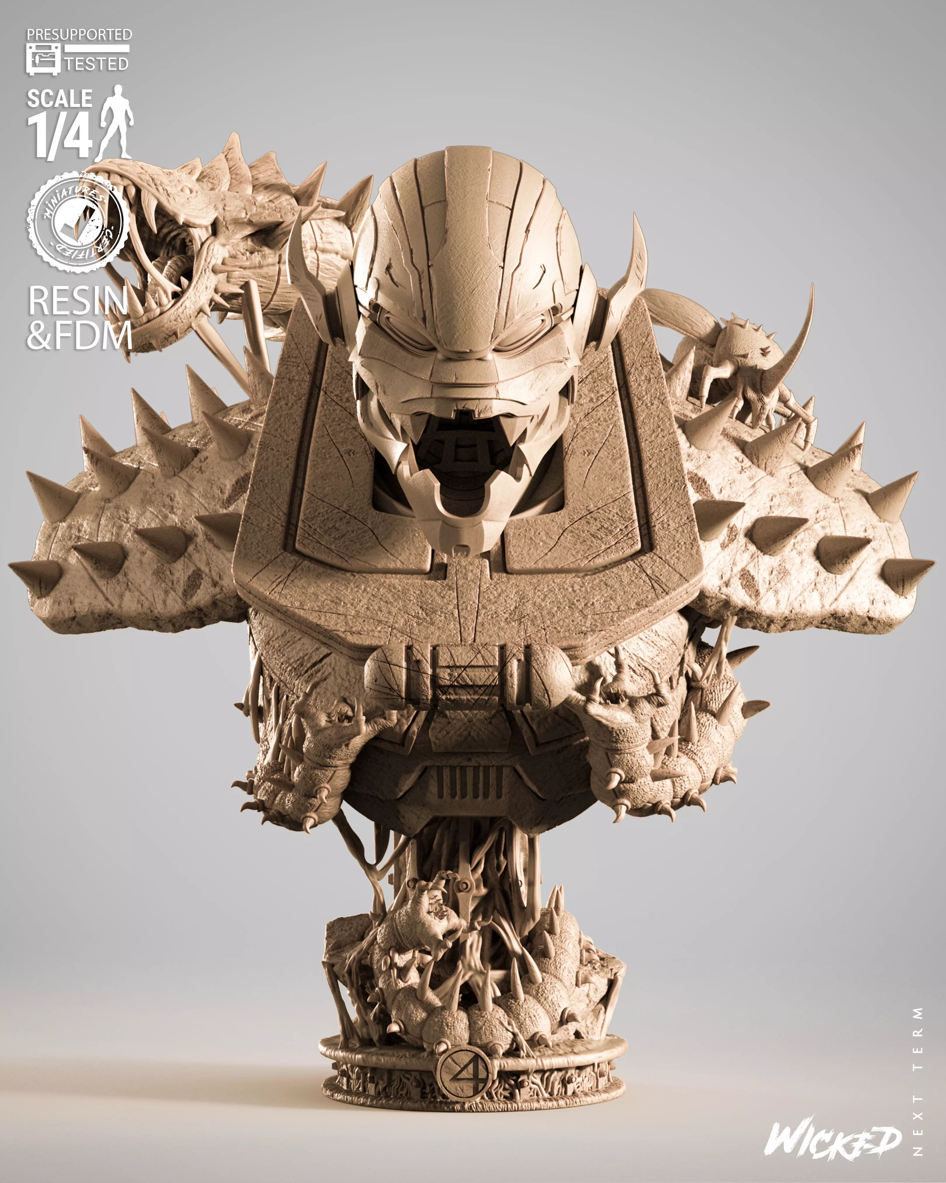 Wicked Marvel Annihilus Portrait Bust 3D print model