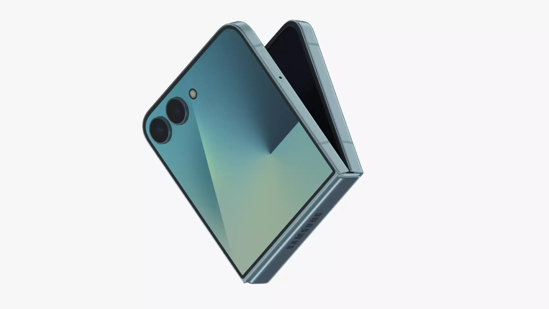 Samsung Galaxy Z Flip 7 Mint 3D model