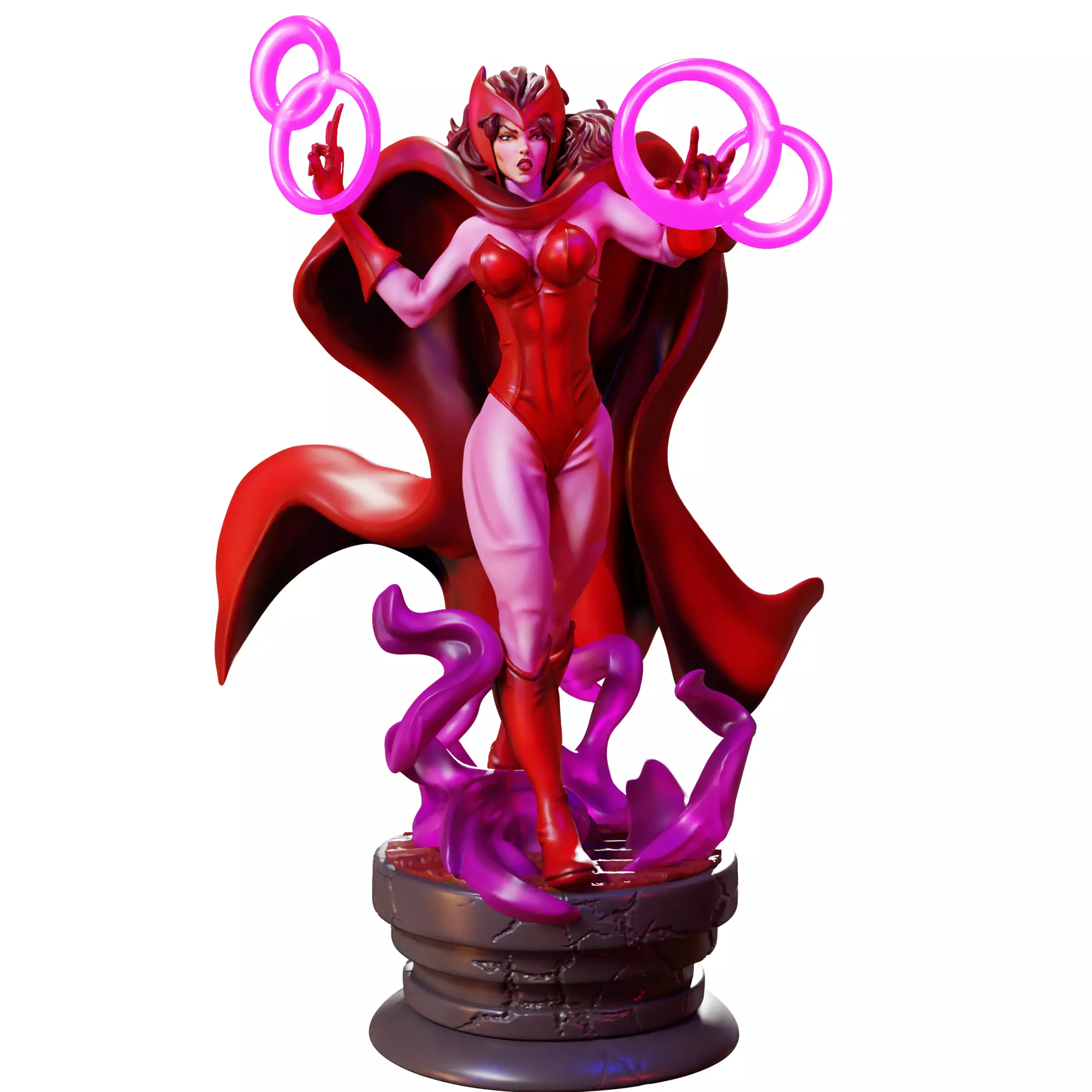 Wanda Maximoff X-men 3D print model_7