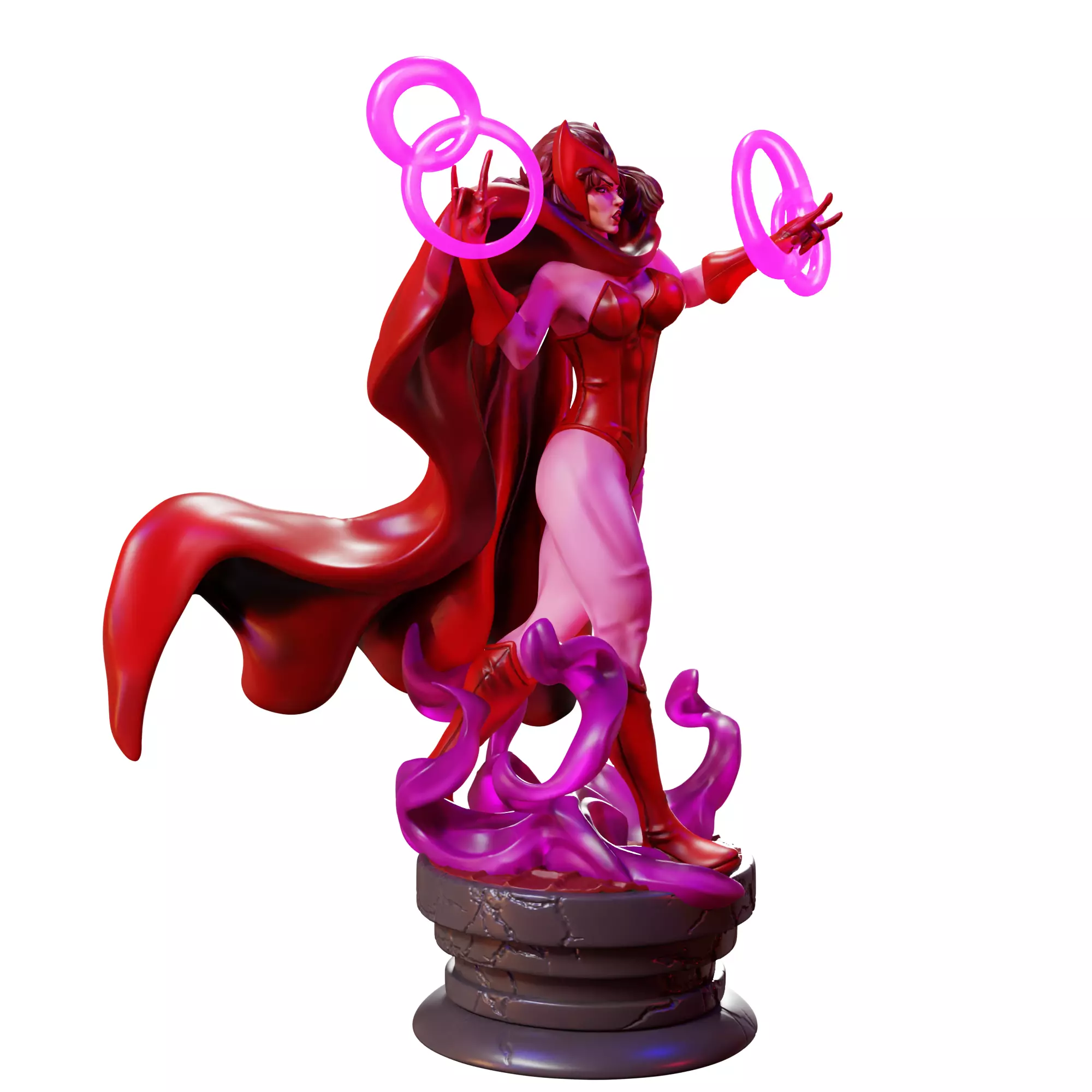 Wanda Maximoff X-men 3D print model_5