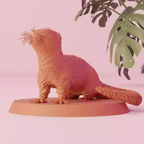 3D Printable Otter Miniature