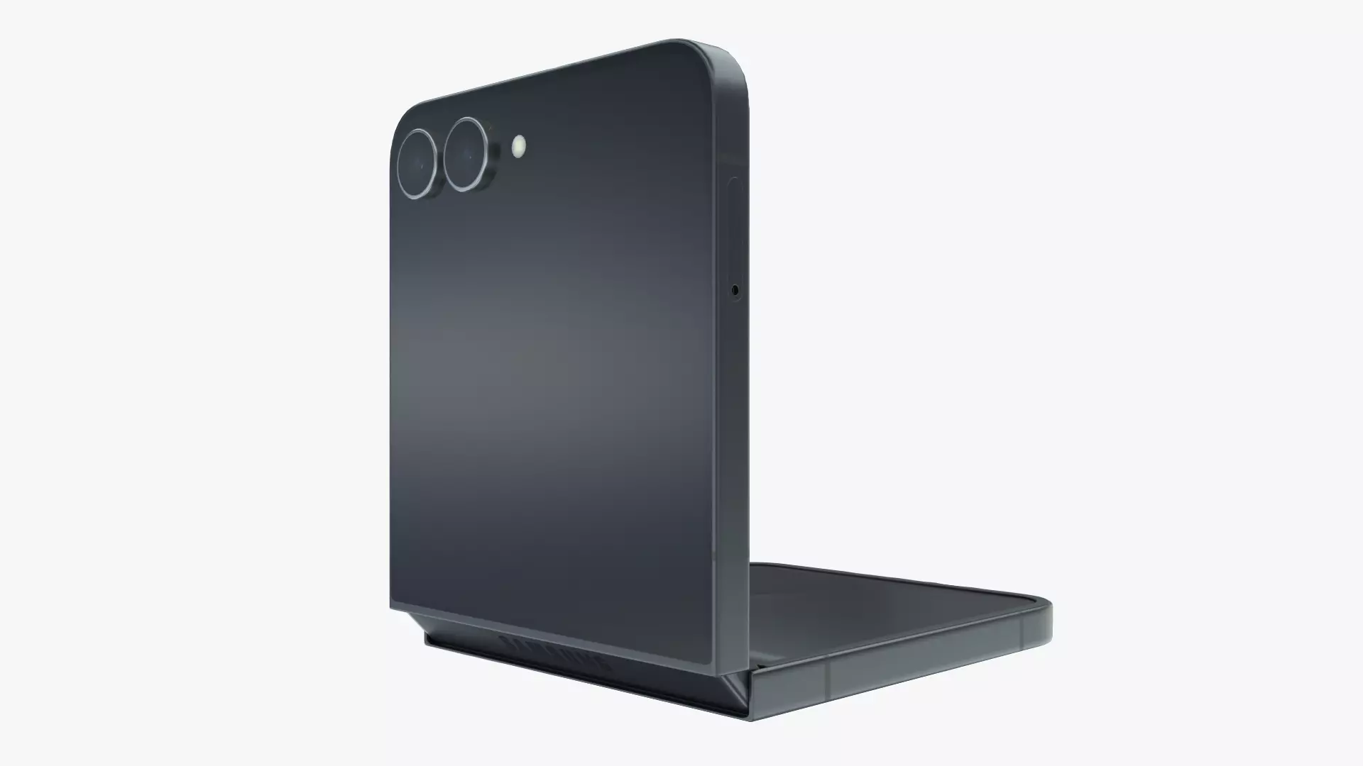 Samsung Galaxy Z Flip 7 Jetblack 3D model_6