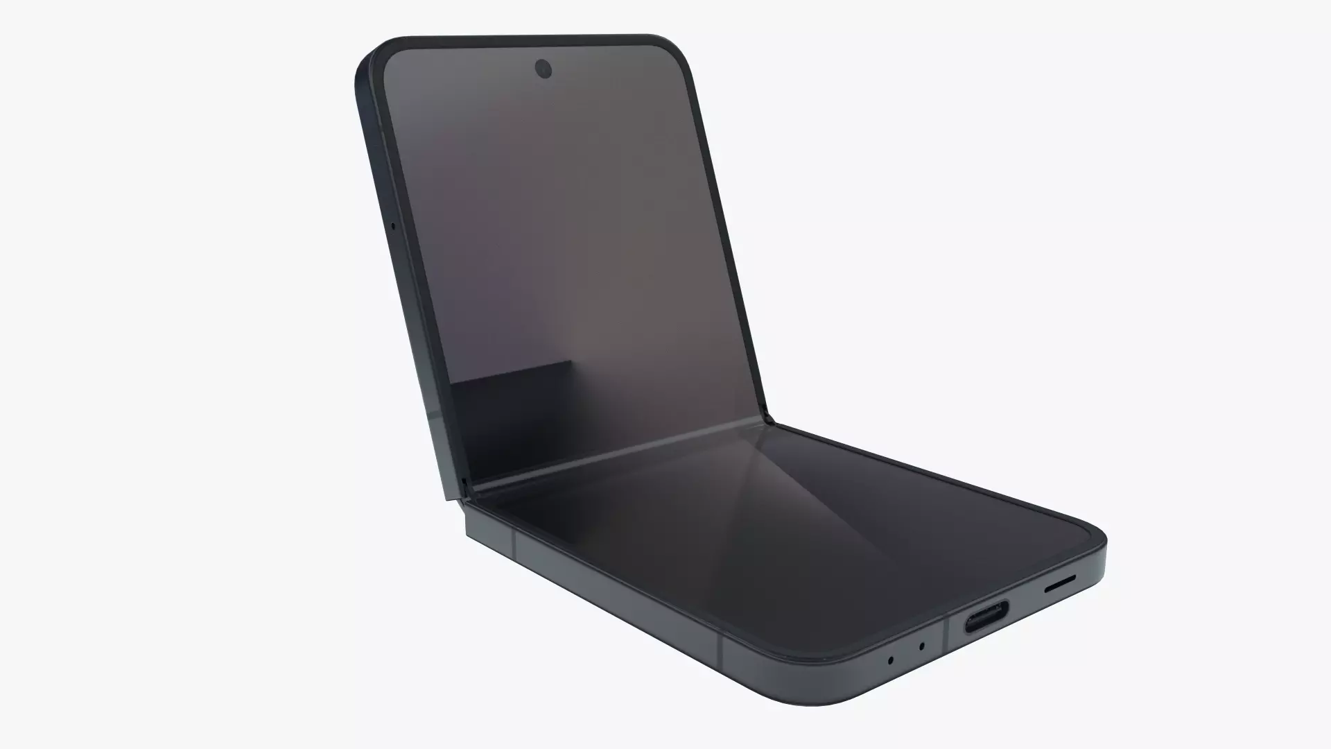 Samsung Galaxy Z Flip 7 Jetblack 3D model_2