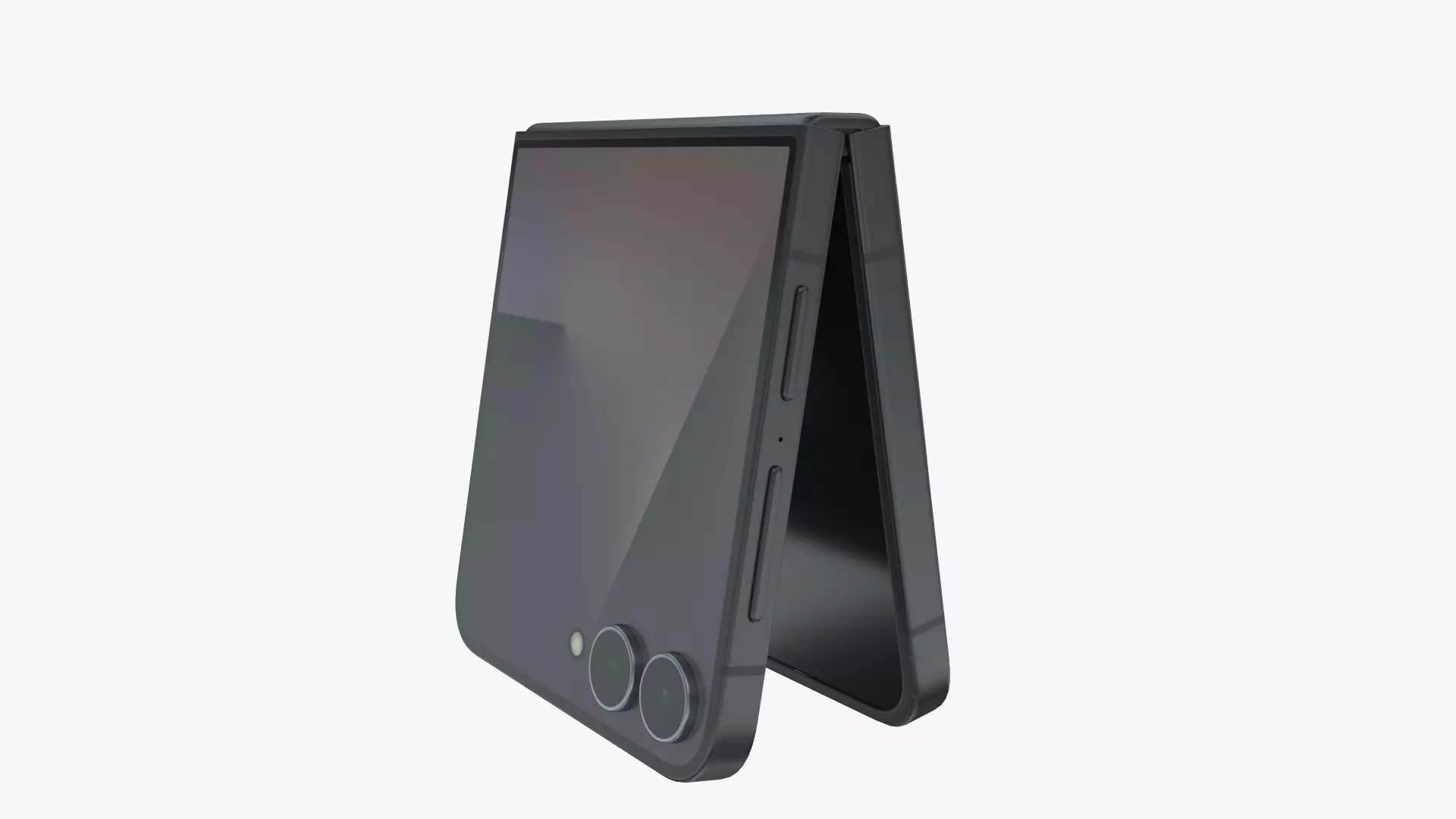 Samsung Galaxy Z Flip 7 Jetblack 3D model_3