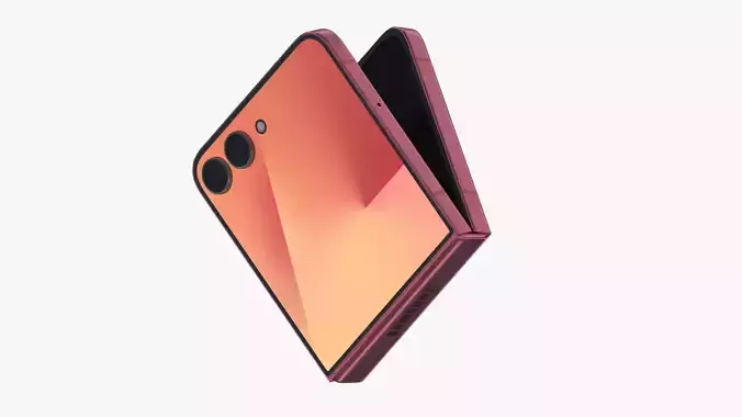 Samsung Galaxy Z Flip 7 Coralred