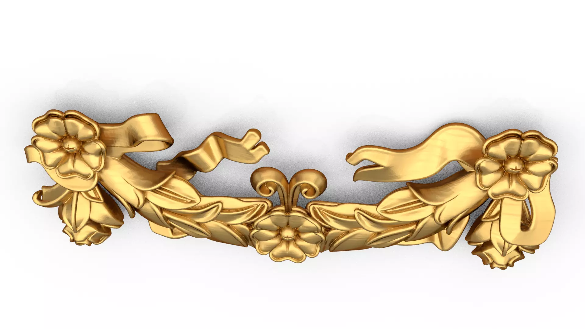 classic decorative swag onlay cnc 3d printing stl 02 3D print model_3