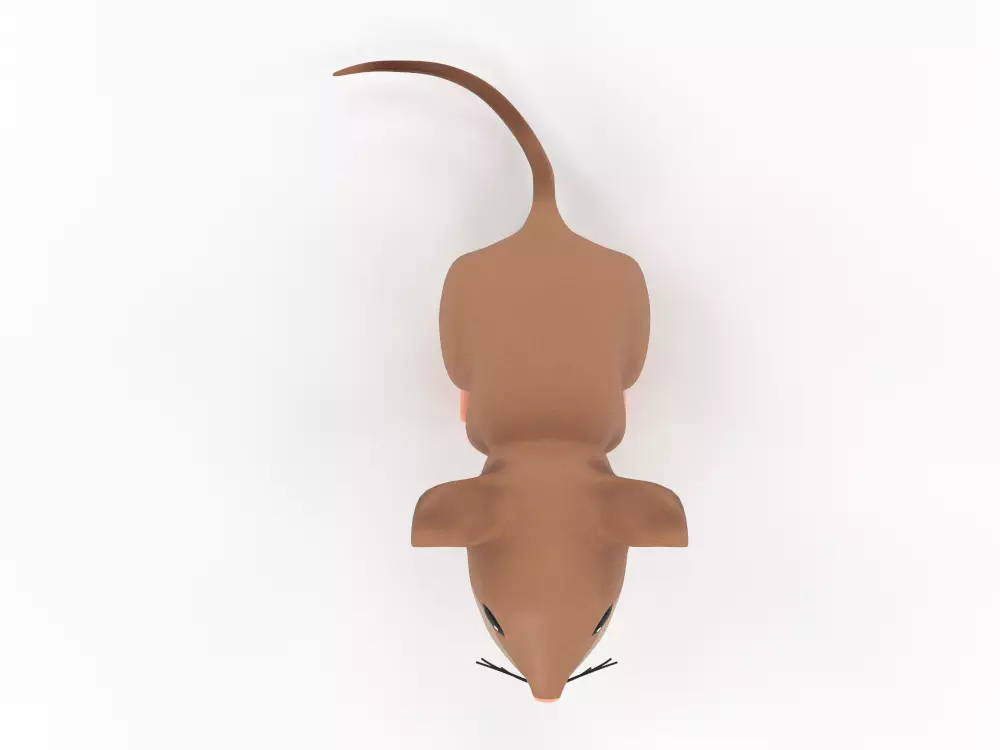mouse Low-poly 3D model_1