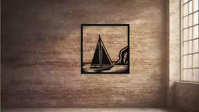 Sailboat Ocean Wall Decor 