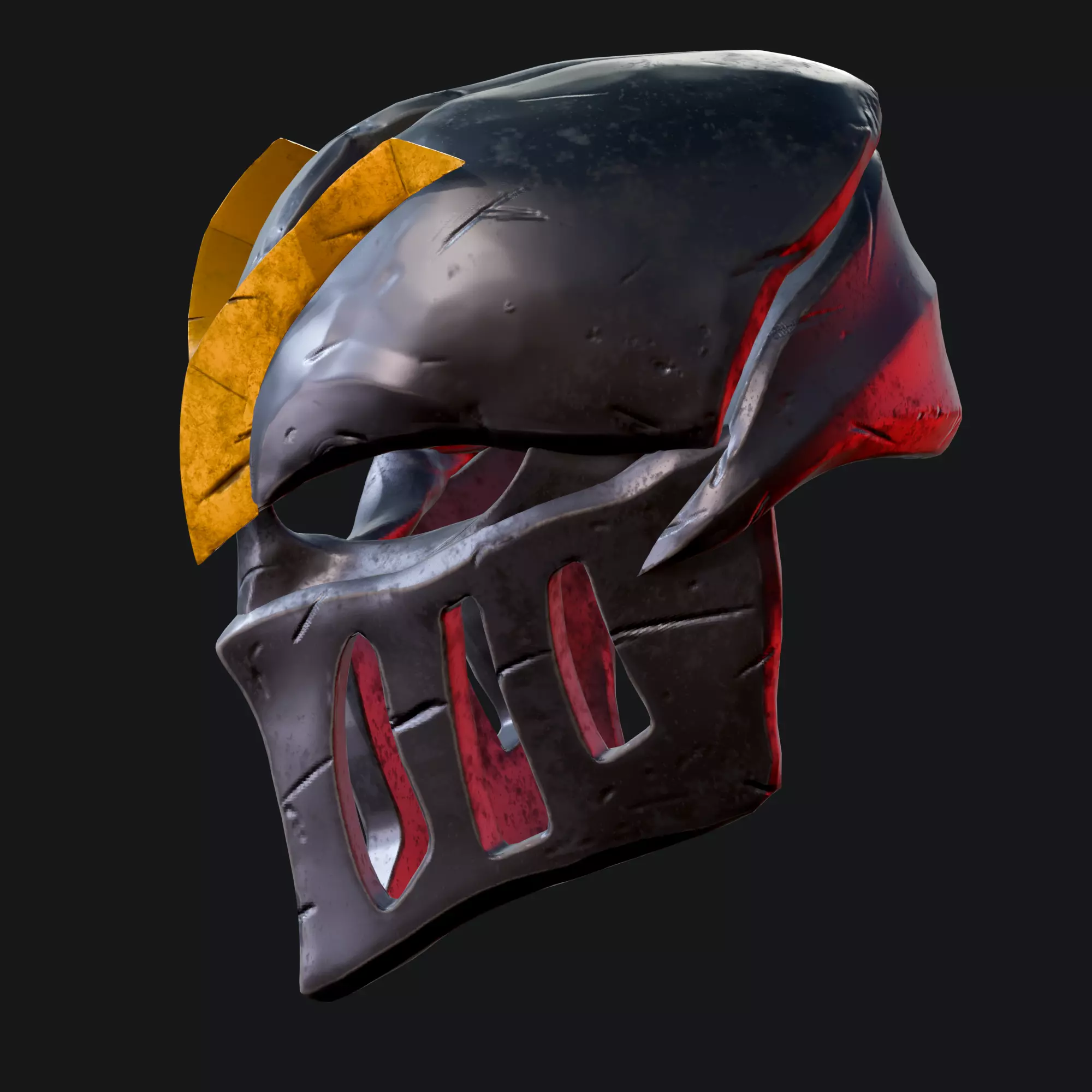Zed Mask League Of Legend 3D File STL 3D print model_21