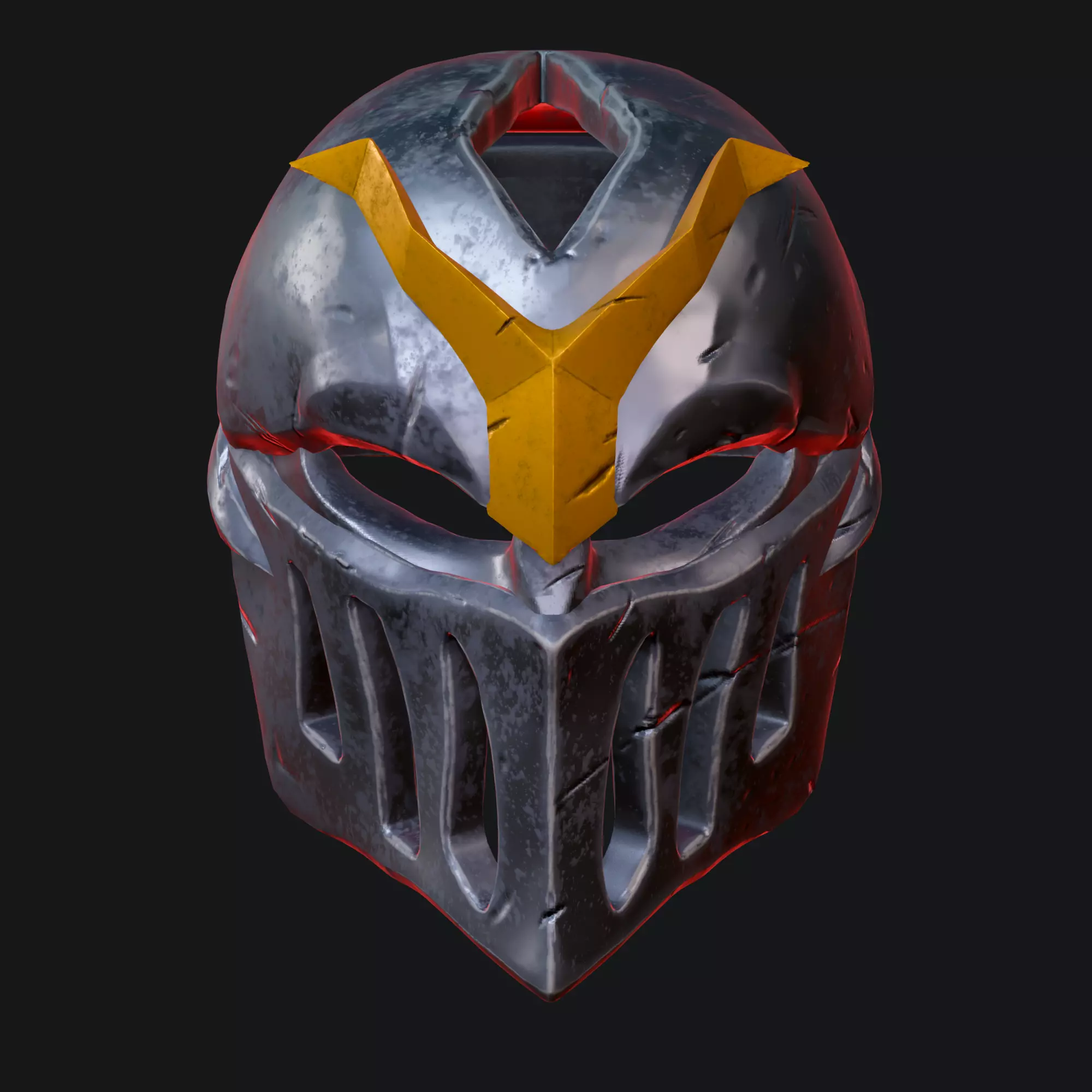 Zed Mask League Of Legend 3D File STL 3D print model_0