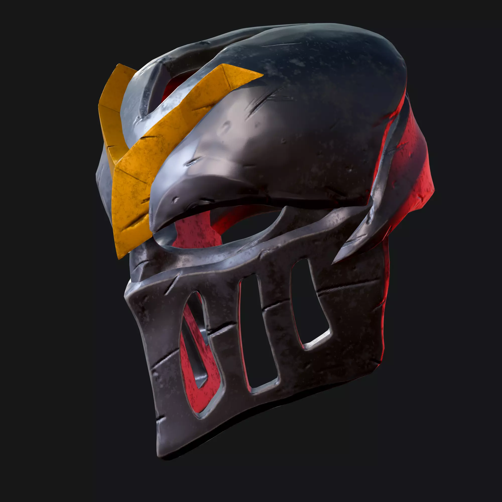Zed Mask League Of Legend 3D File STL 3D print model_22