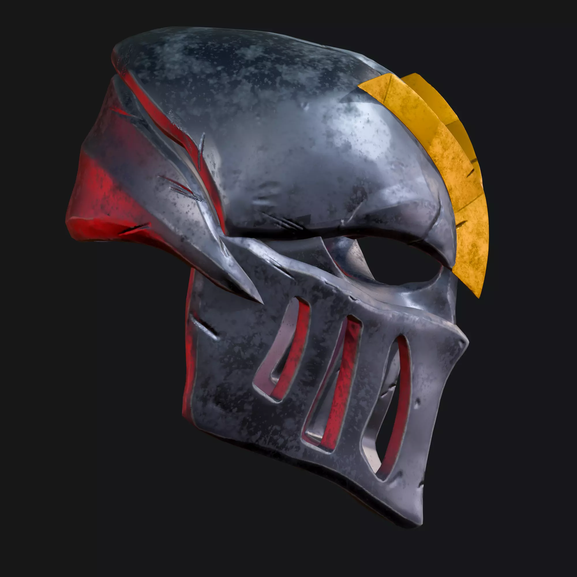 Zed Mask League Of Legend 3D File STL 3D print model_11