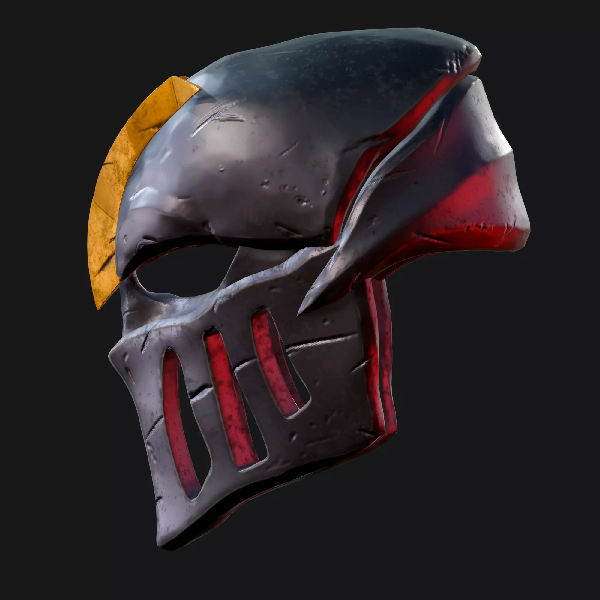 Zed Mask League Of Legend 3D File STL 3D print model_20
