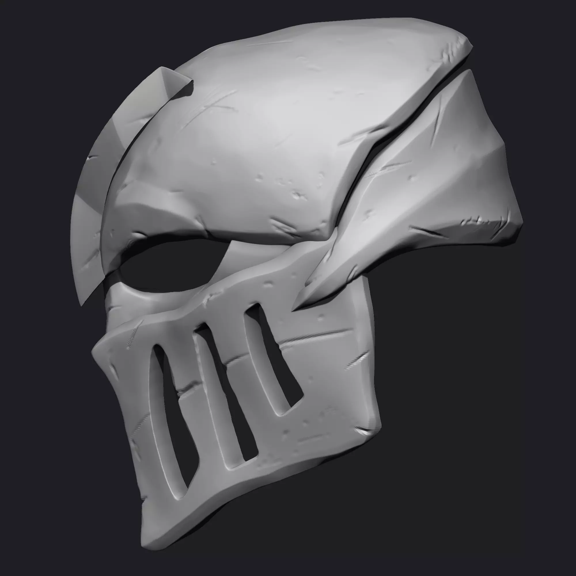 Zed Mask League Of Legend 3D File STL 3D print model_3