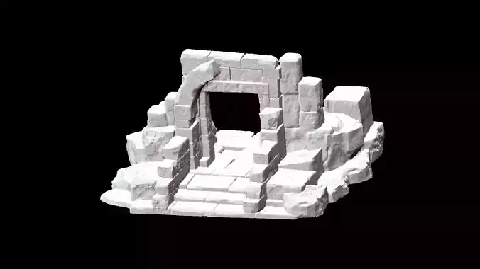 Ancient Gate for 3D Printing 3D print model