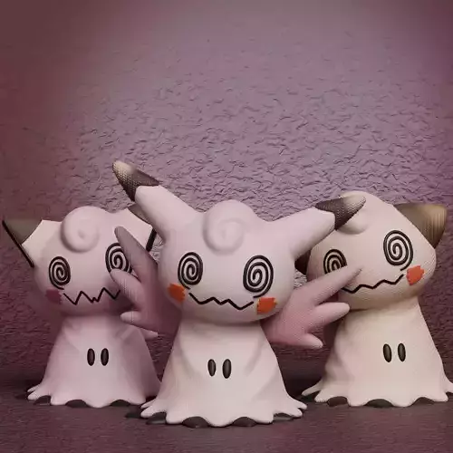Pokemon - Mimikyu Cleffa Clefairy and Clefable