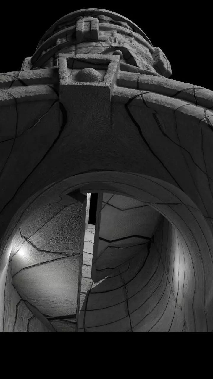 Dice Tower STL inspired by Enchanted towers from Spyro 3D print model_3