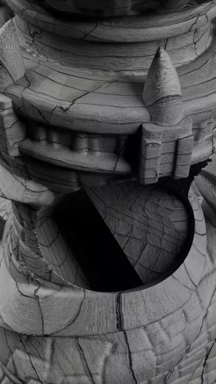 Dice Tower STL inspired by Enchanted towers from Spyro 3D print model_2