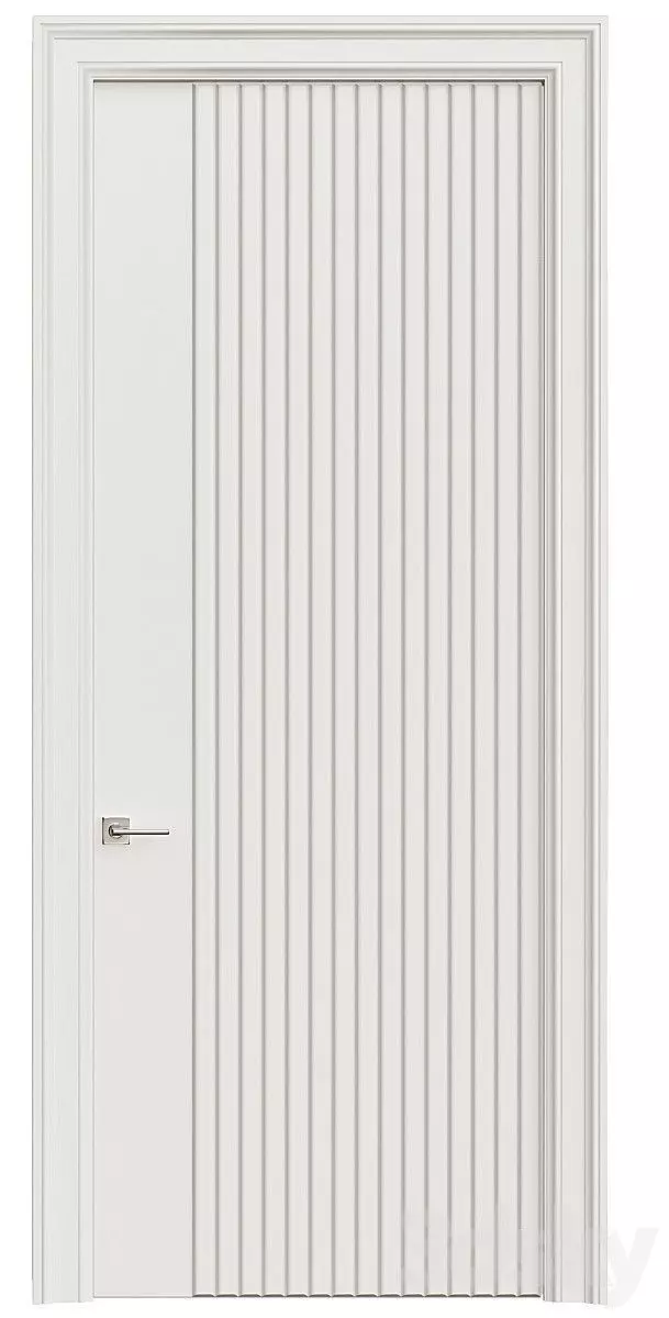 Modern Interior Doors 3D Model  3D model_1