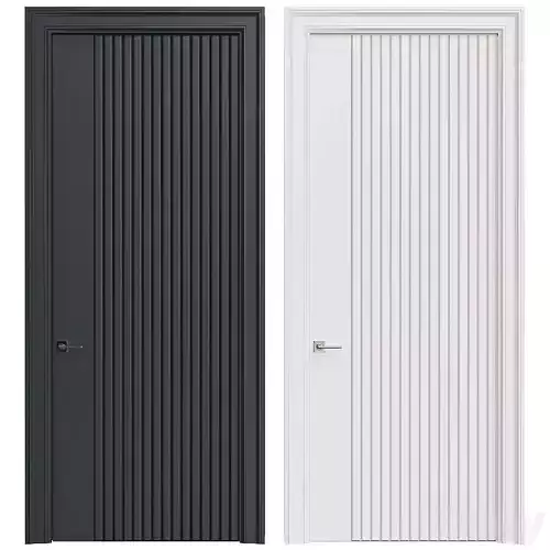 Modern Interior Doors 3D Model  3D model