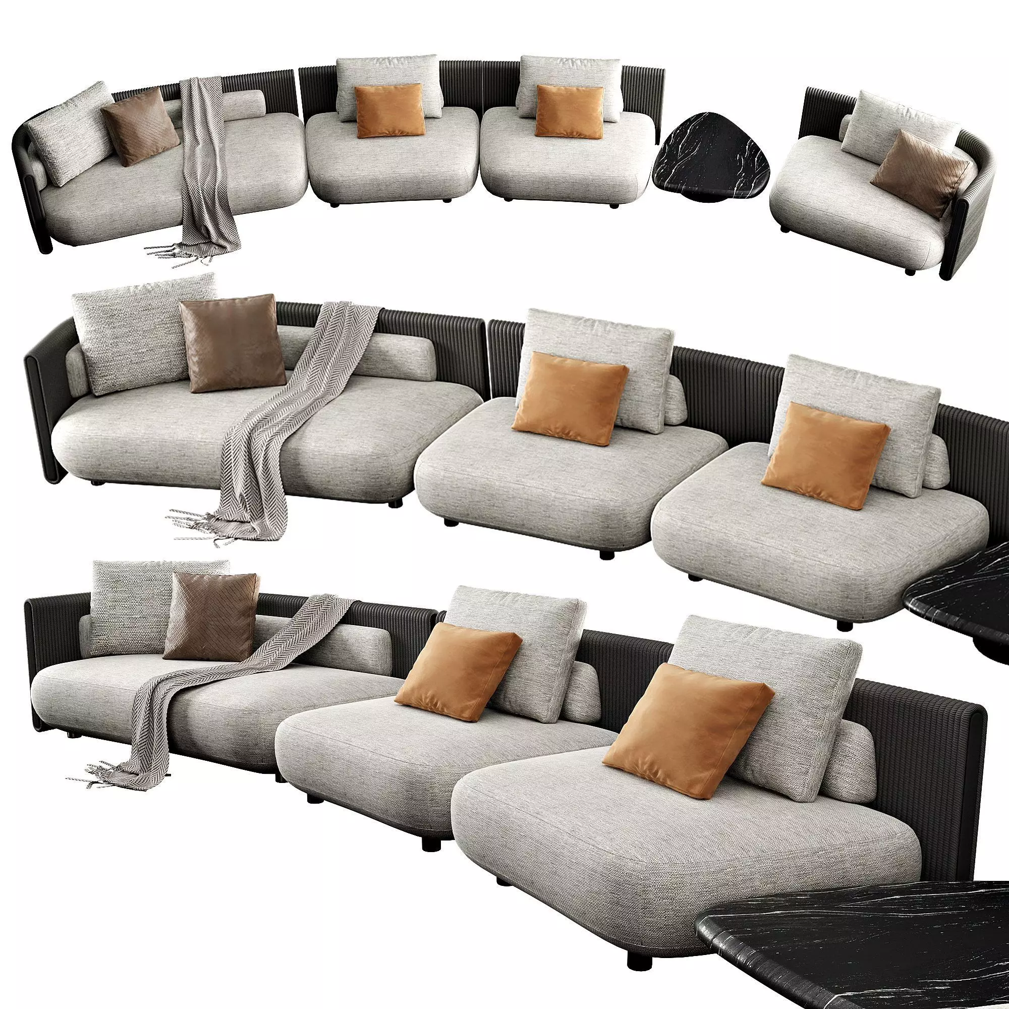 Bezier Cord Outdoor 3D model_4