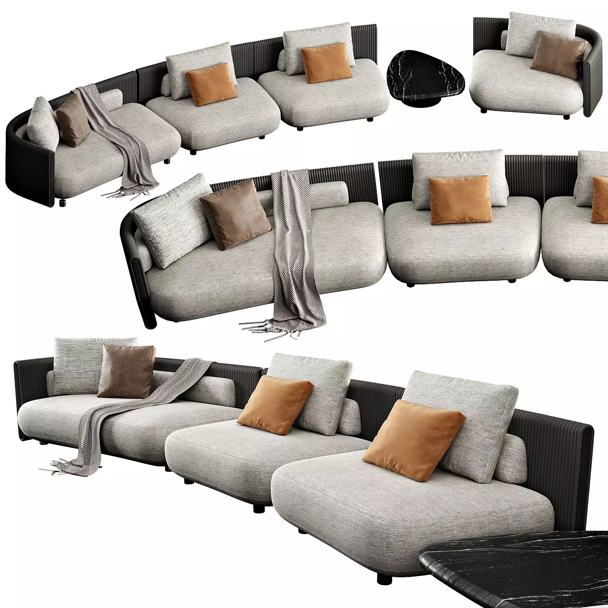 Bezier Cord Outdoor 3D model_6