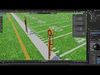 Realistic NFL Football Field   3D Model   Functional Down Marker Low-poly 3D model_1