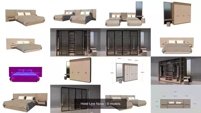 Hotel Line Nova  3D Model Collection