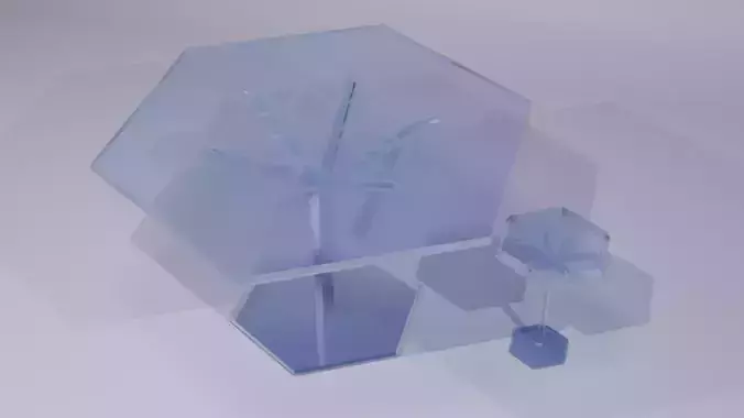 Snow Crystal Table and Chair