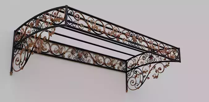 Wrought iron frame