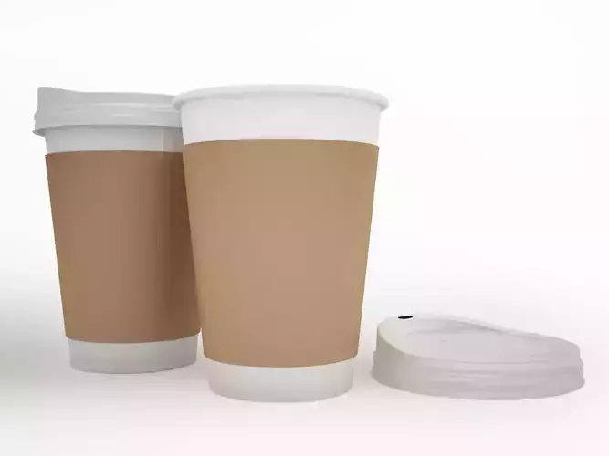Coffee takeaway disposable paper cup
