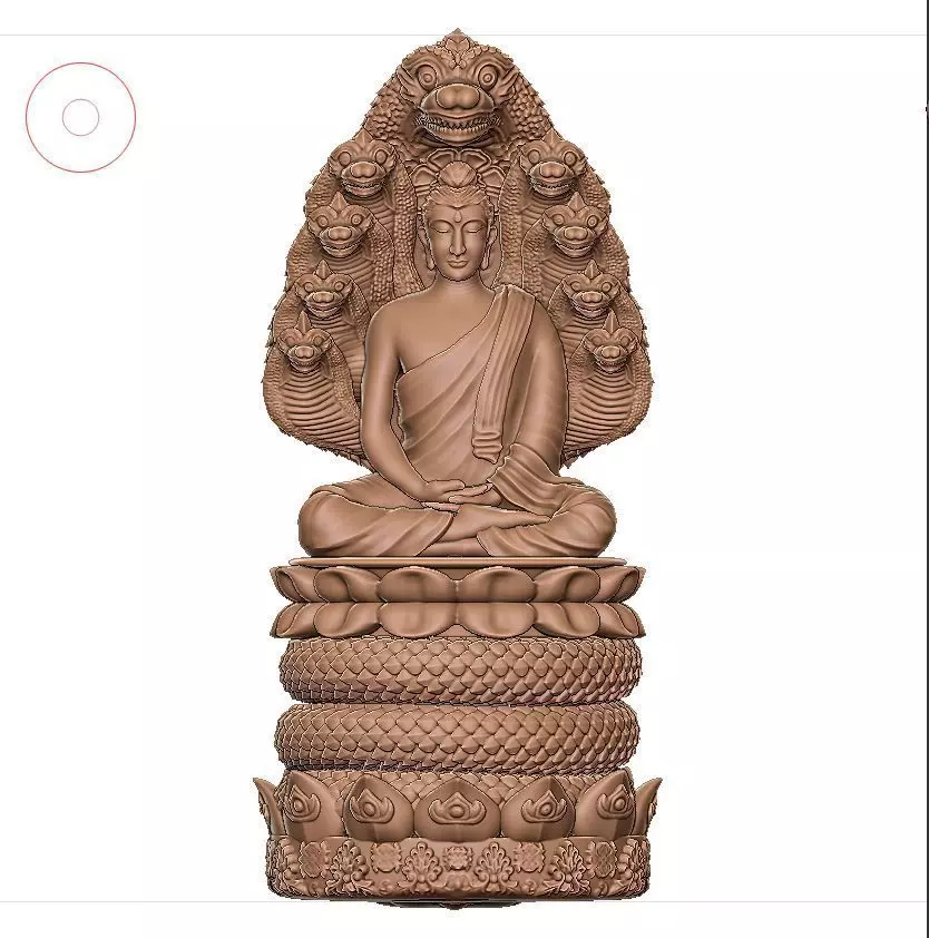 BUDDHA Low-poly 3D model