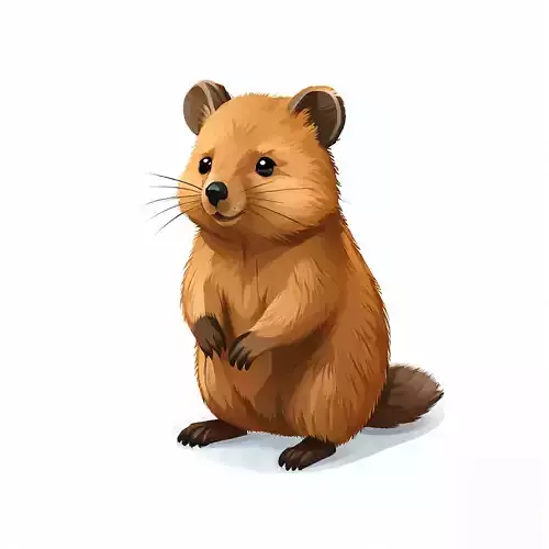 Adorable Quokka 3D Model