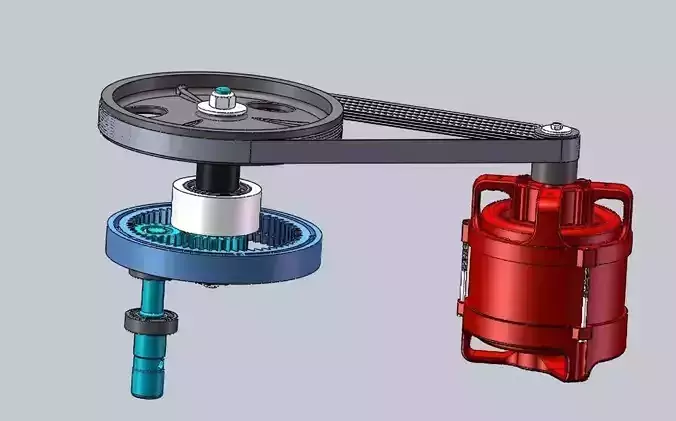 A planetary gear mechanism