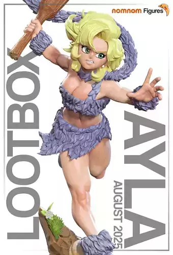 Ayla - Chrono Trigger 3D print model