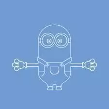 Minion human eye Free 3D model_0