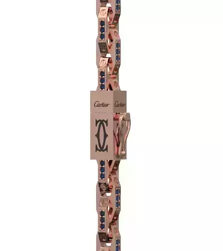 kutu kilitli cartier bileklik zincir 