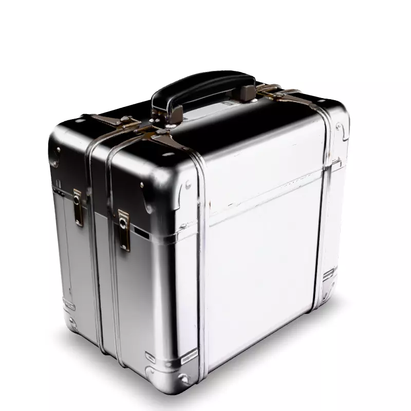 Realistic Metal Suitcase 3D Model Low-poly 3D model_1