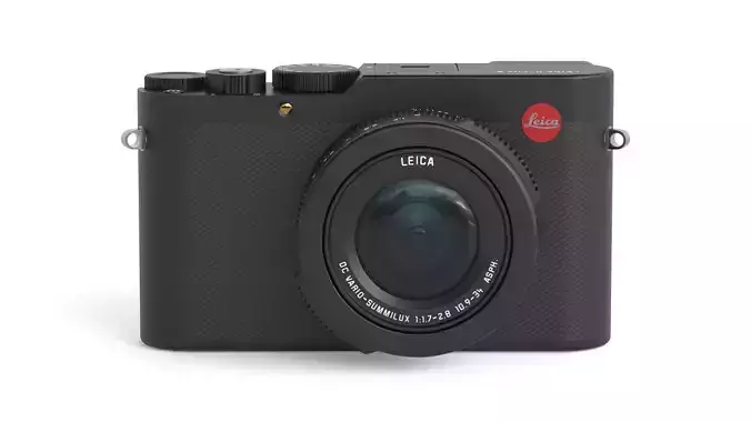 Leica D-Lux 8 Digital Camera PBR Texture 3D model