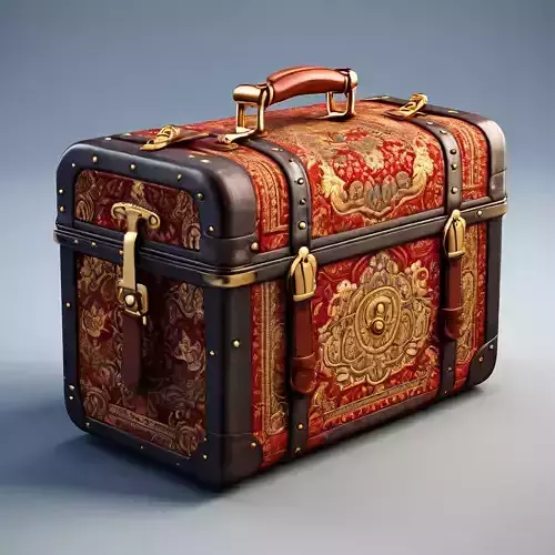 Antique Ornate Treasure Chest