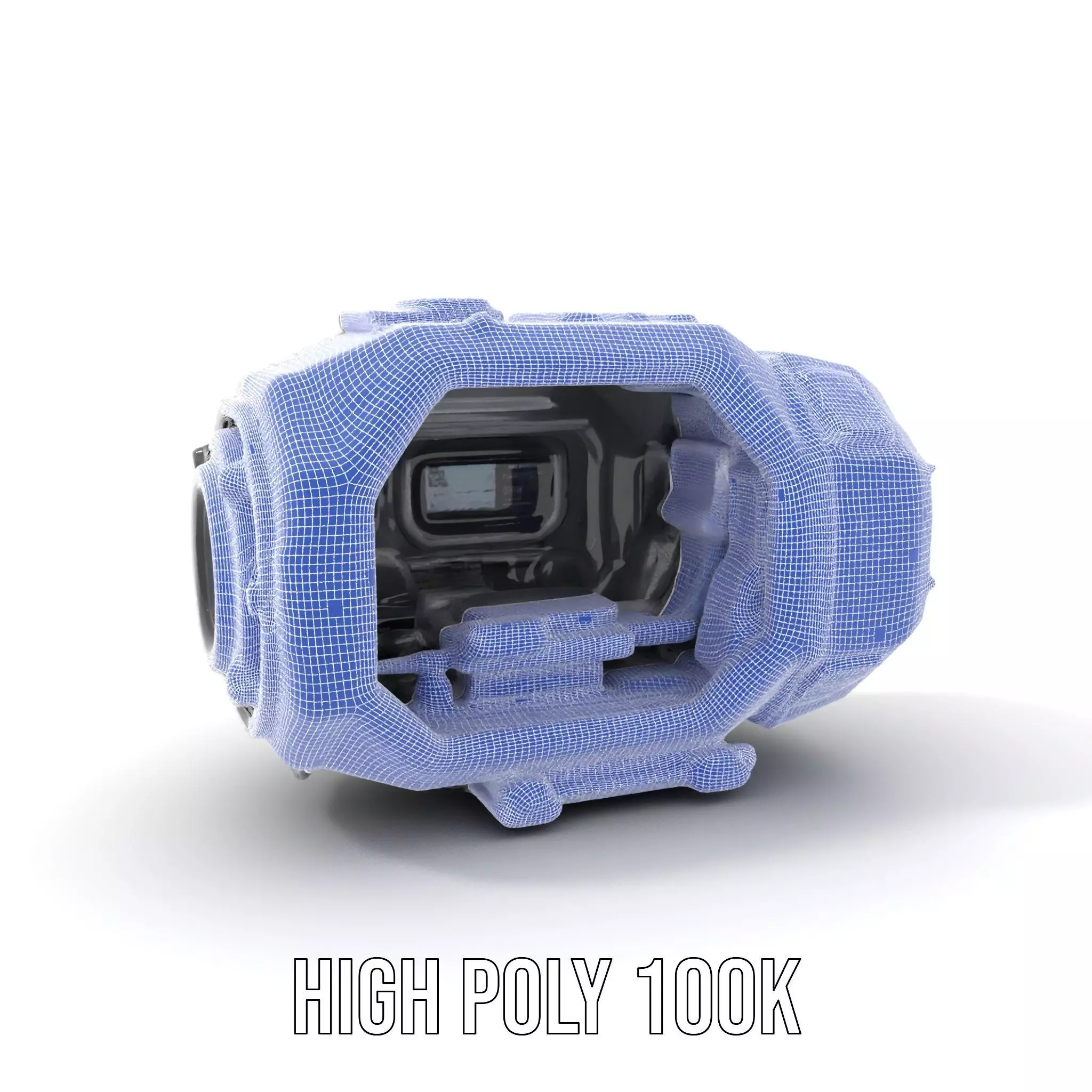 Futuristic Space Pod Interior Model Pack Low-poly 3D model_5