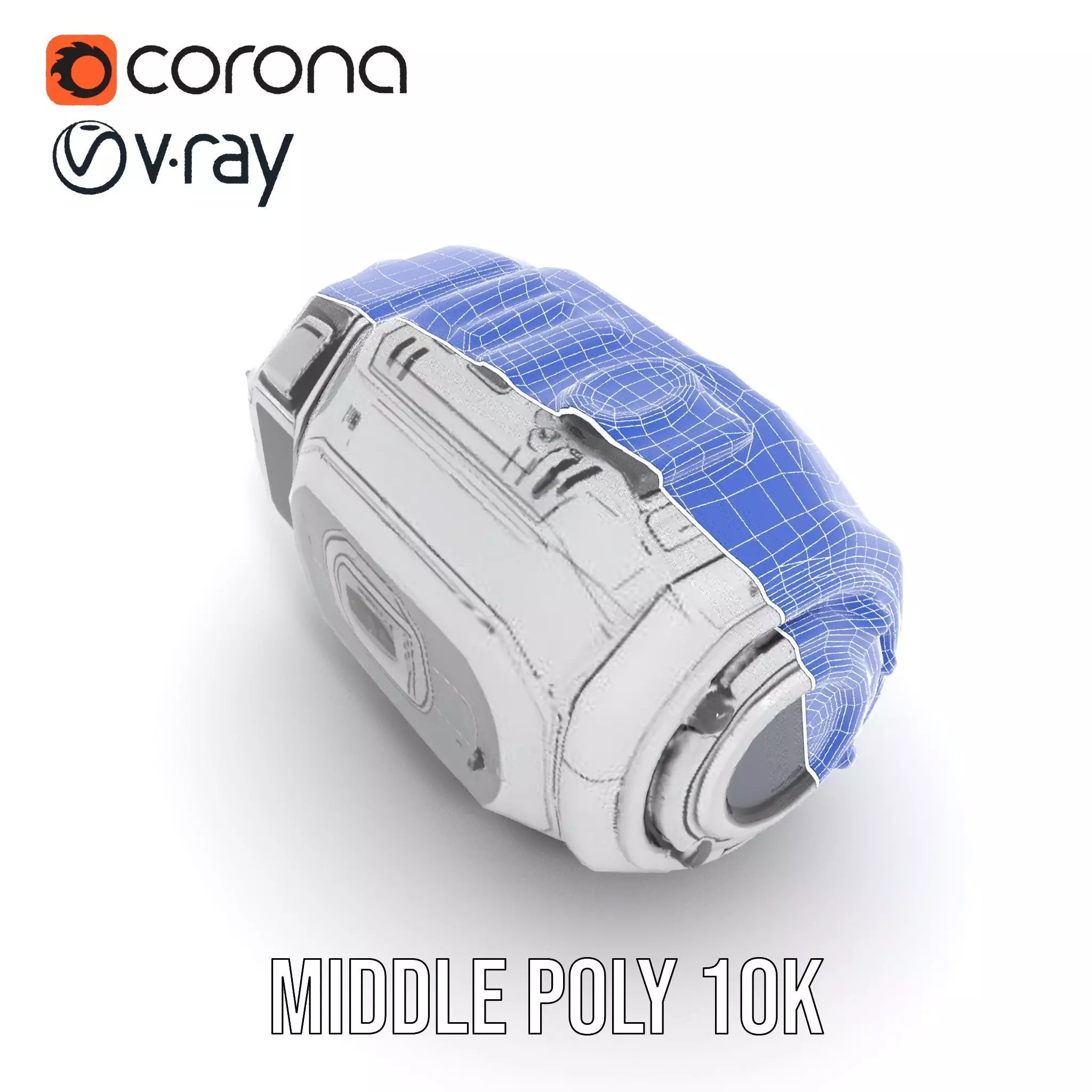 Futuristic Space Pod Interior Model Pack Low-poly 3D model_28