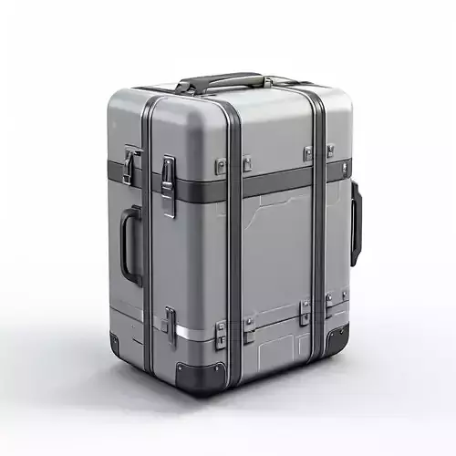 Realistic SciFi Suitcase 3D Model