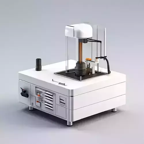 HighTech Laboratory Equipment 3D Model Low-poly 3D model