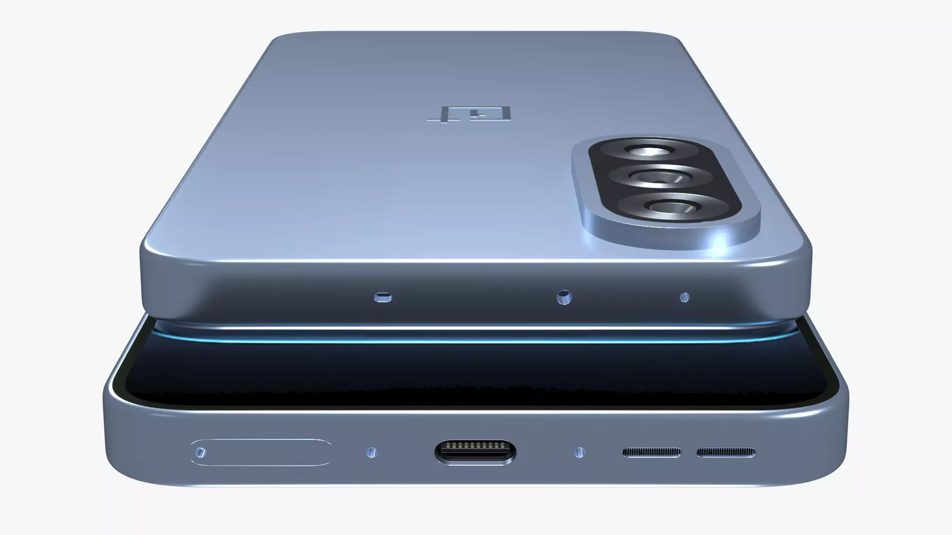 OnePlus Nord 5 Dry Ice Low-poly 3D model_2