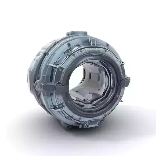 Futuristic Scifi Space Capsule Model Pack Low-poly 3D model