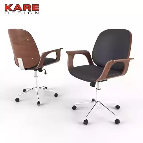Office Chair Kare Design Patron Walnut