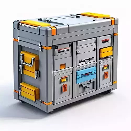 SciFi Rolling Storage Container